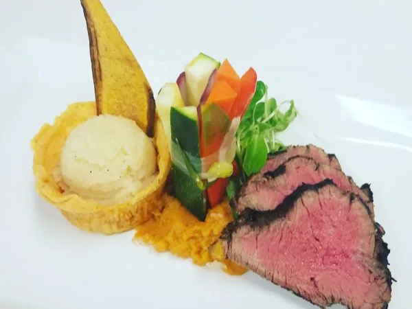 Plated main course